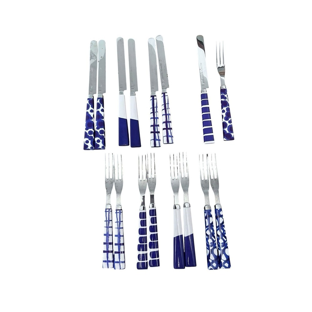 PAOLA NAVONE CRATE & BARREL STAINLESS FLATWARE 16-PIECES CHINA